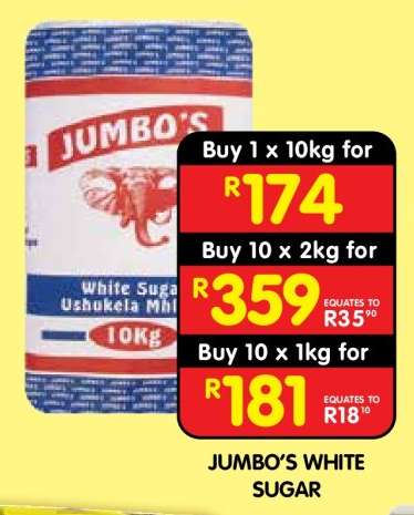 JUMBO'S WHITE SUGAR