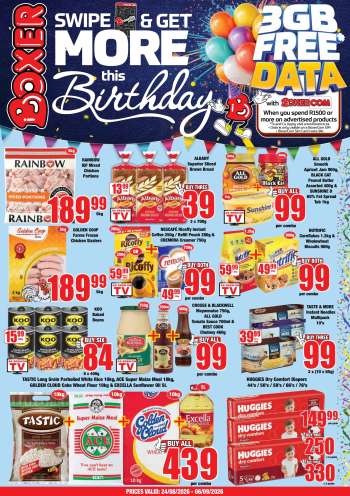 Boxer catalogue  - 24/08/2026 - 06/09/2026.