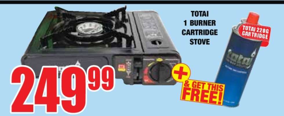 Totai 1 Burner Cartridge Stove