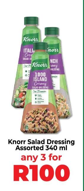 Knorr Salad Dressing Assorted 340 ml