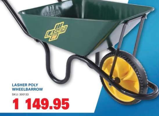 LASHER POLY WHEELBARROW