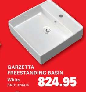 GARZETTA FREESTANDING BASIN