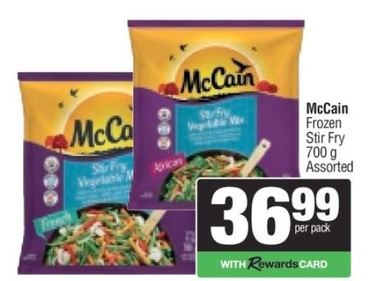 McCAIN Frozen Stir Fry