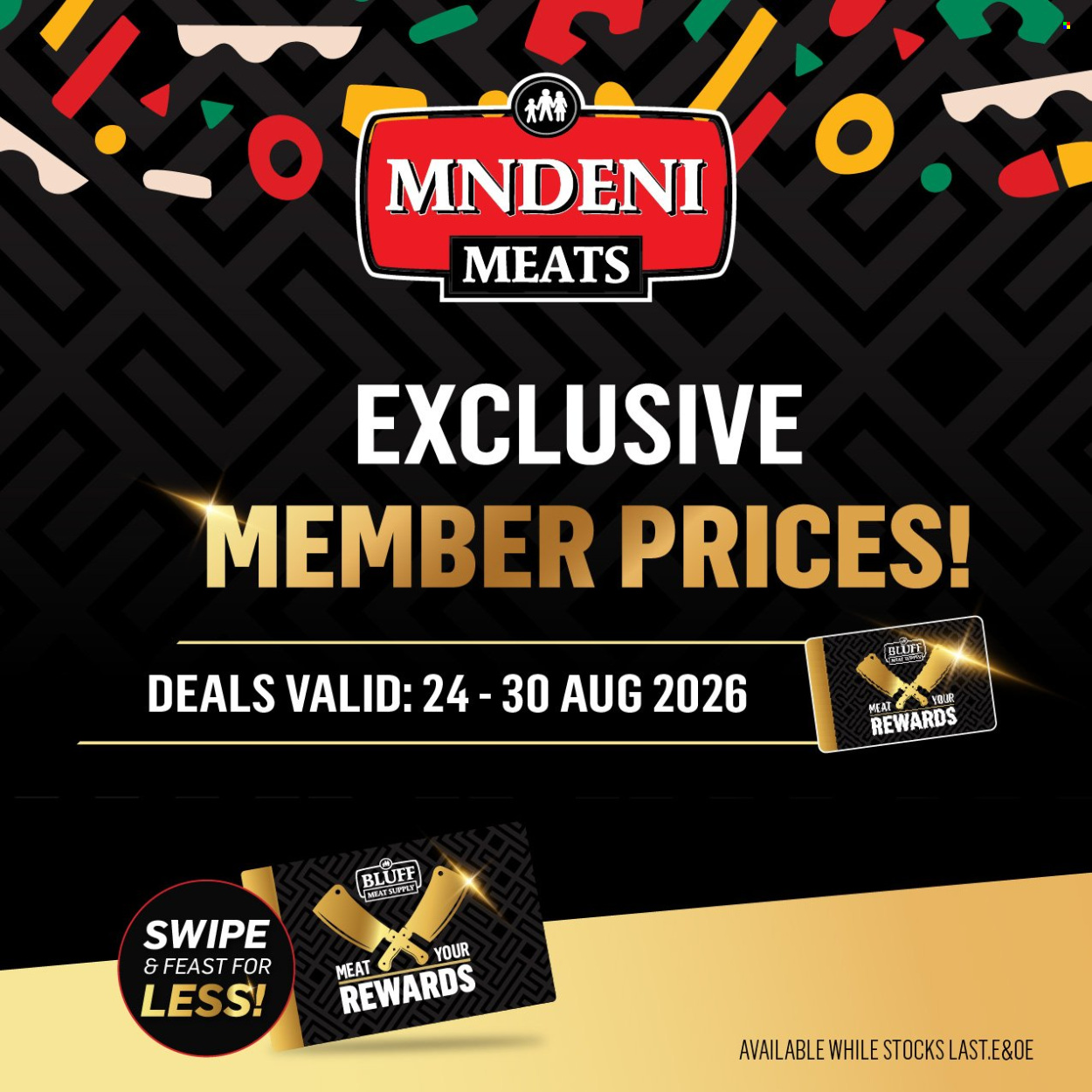 Mndeni Meats specials - 24/08/2026 - 30/08/2026. Page 1