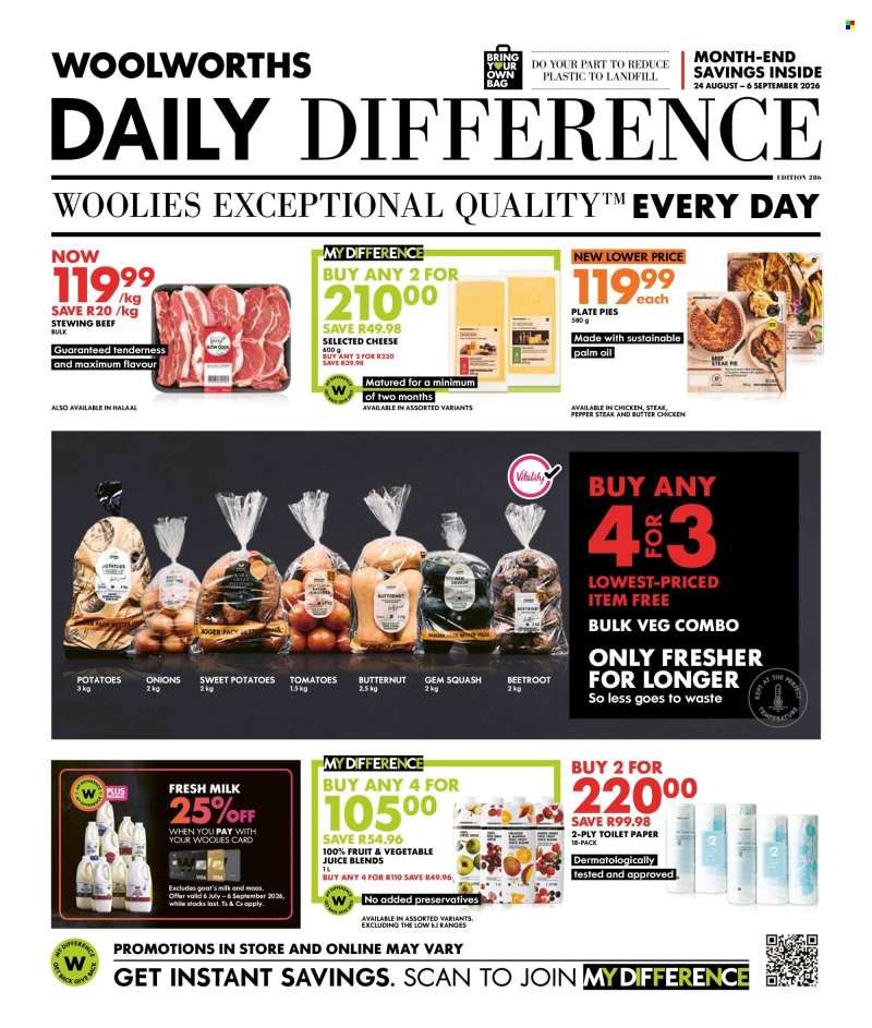Woolworths catalogue  - 24/08/2026 - 06/09/2026.