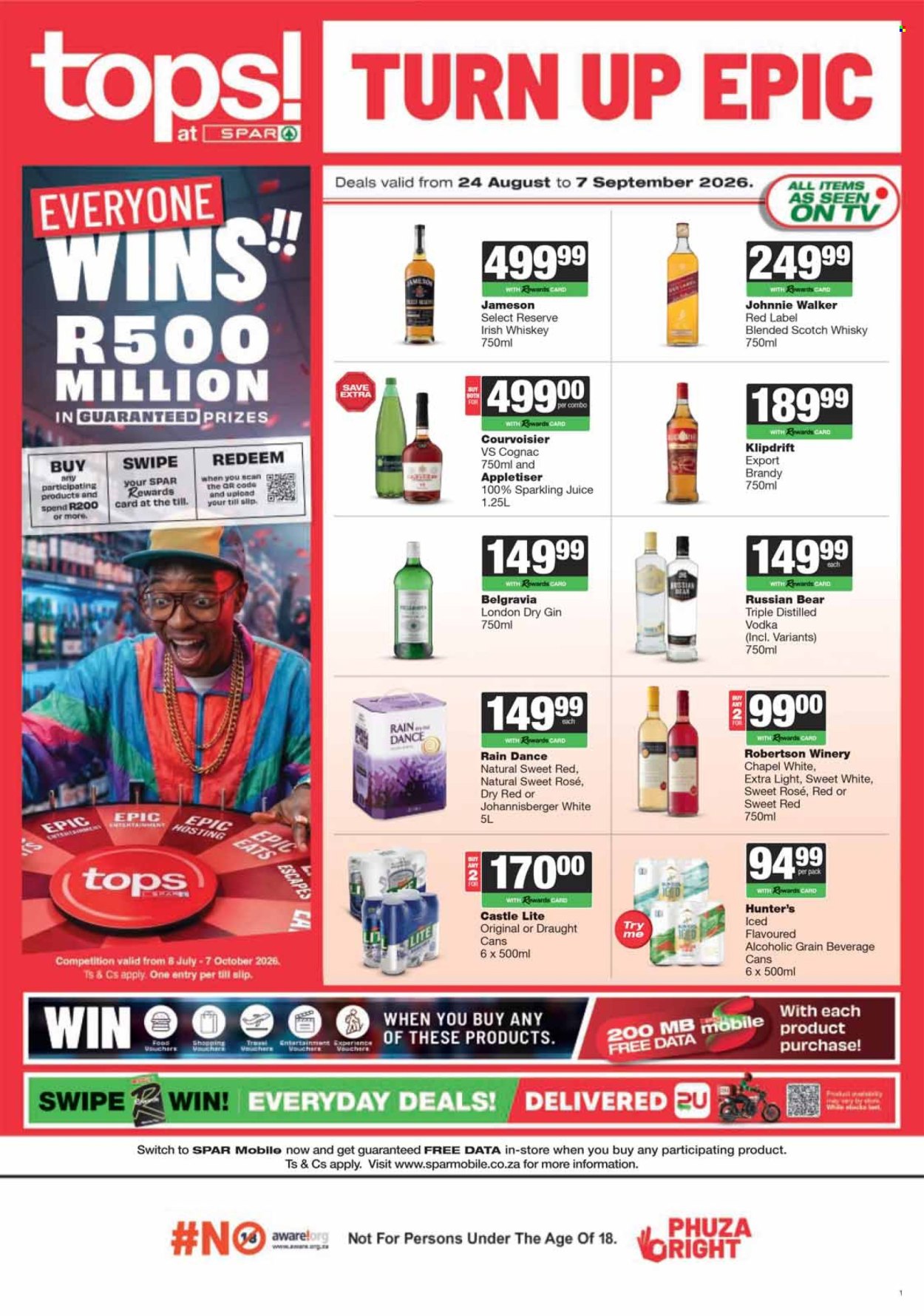 TOPS at SPAR specials - 24/08/2026 - 07/09/2026. Page 1