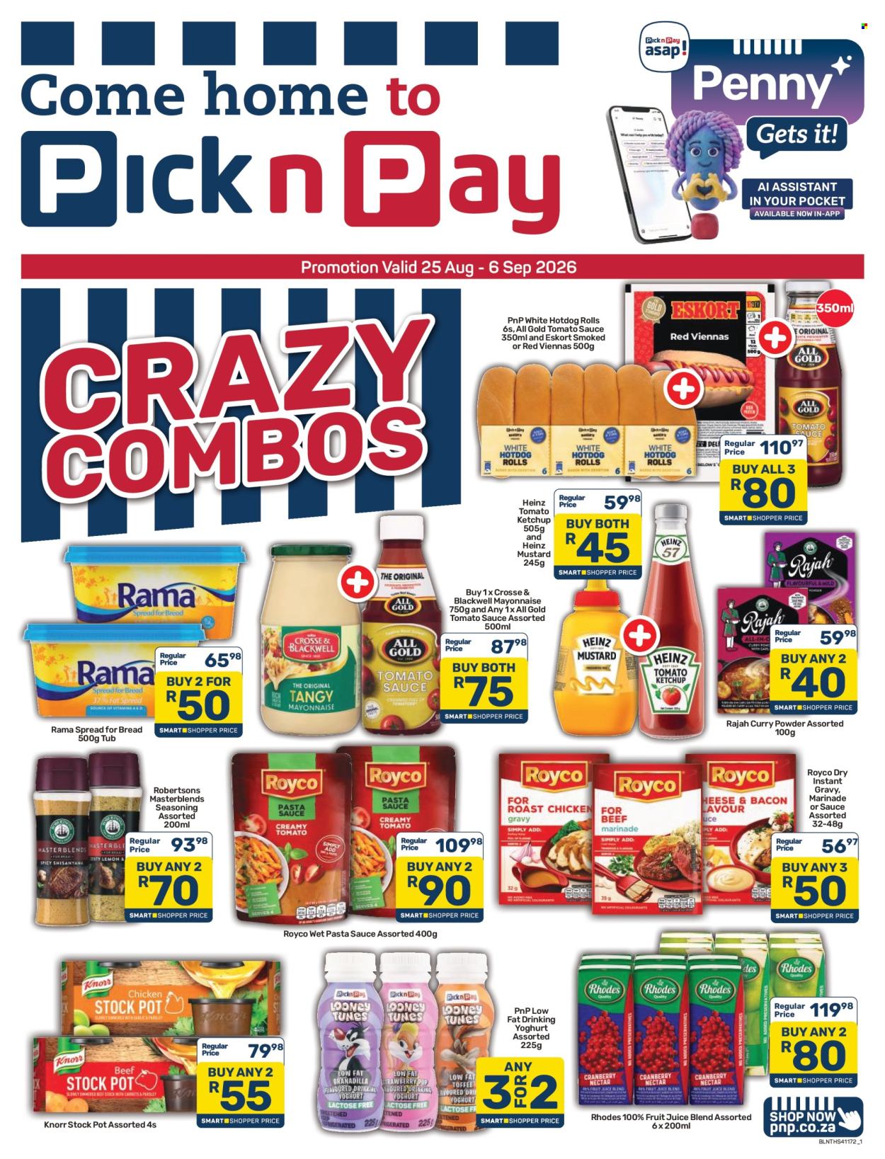 Pick n Pay specials - 25/08/2026 - 06/09/2026. Page 1