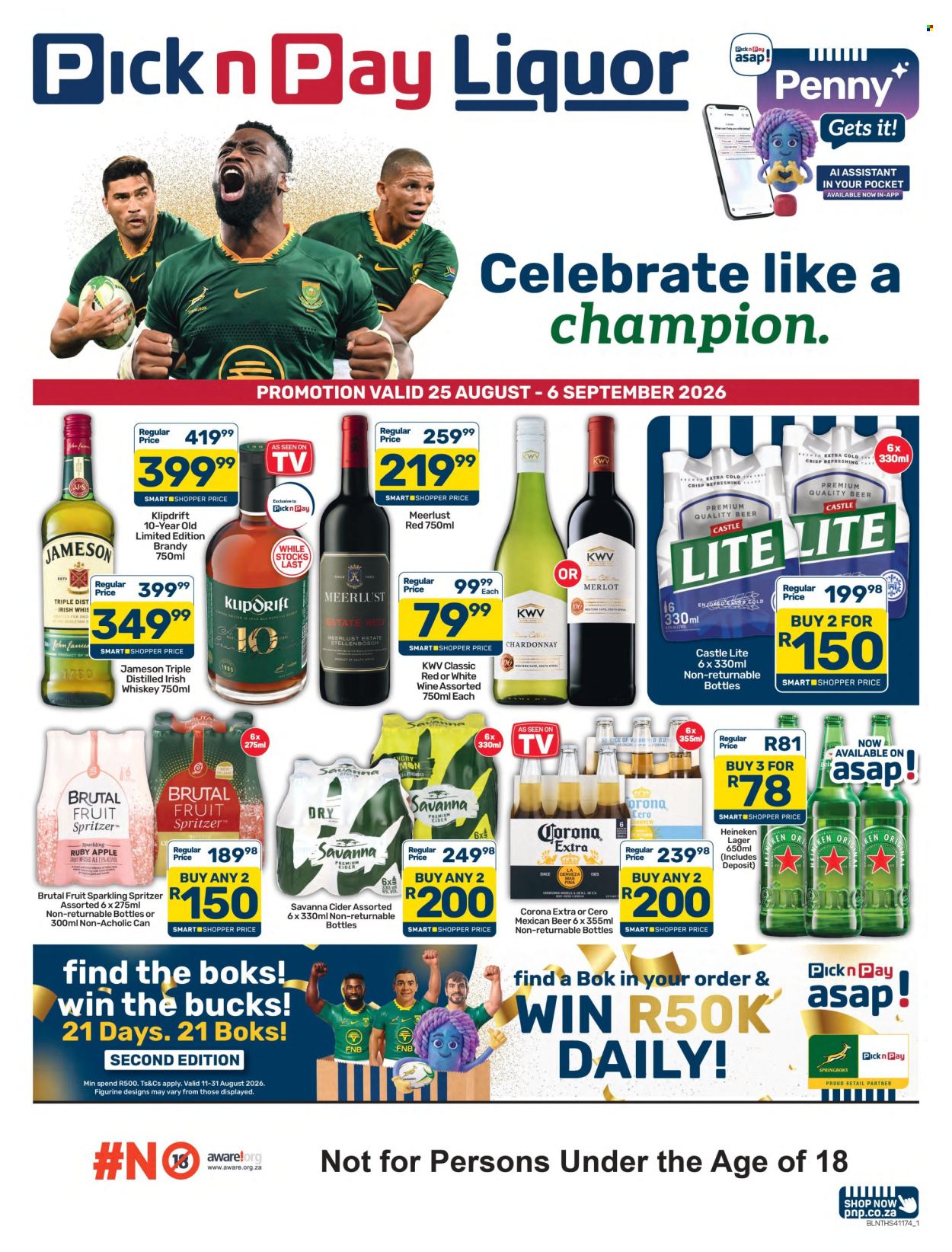 Pick n Pay specials - 25/08/2026 - 06/09/2026. Page 1