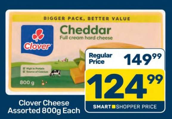 Clover Cheese Assorted 800g Each