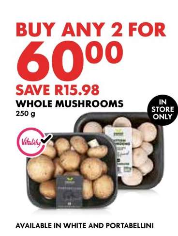 Whole Mushrooms