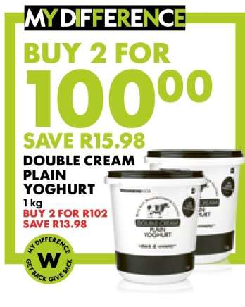 Double Cream Plain Yoghurt