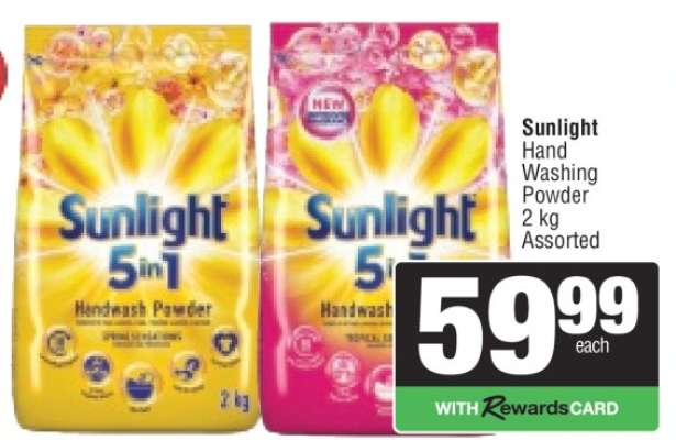 Sunlight Hand Washing Powder