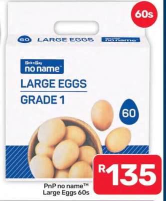 PnP no name™ Large Eggs 60s