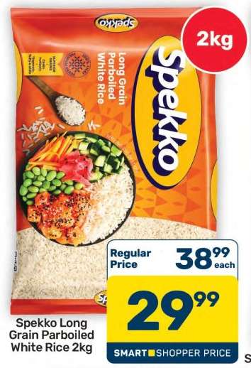 Spekko Long Grain Parboiled White Rice 2kg