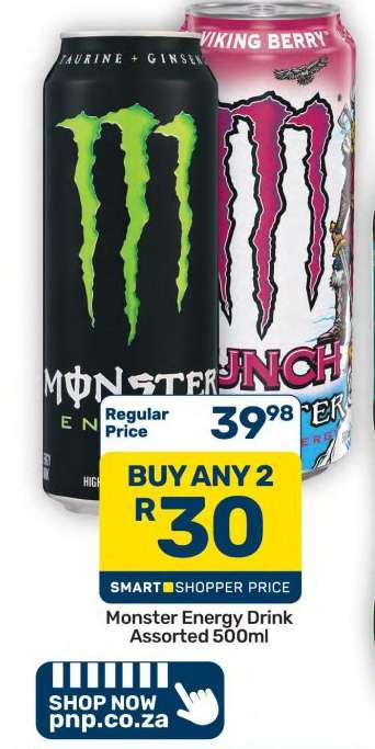 Monster Energy Drink Assorted 500ml