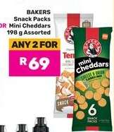 BAKERS Snack Packs Mini Cheddars