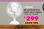LÖGIK 30 cm Desk Fan