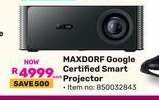 MAXDORF Google Certified Smart Projector