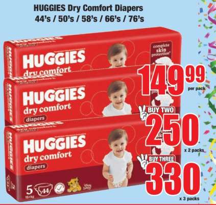 HUGGIES Dry Comfort Diapers