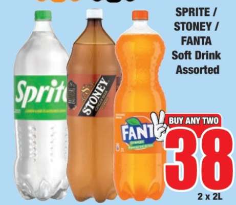 SPRITE / STONEY / FANTA Soft Drink Assorted