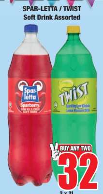 SPAR-LETTA / TWIST Soft Drink Assorted