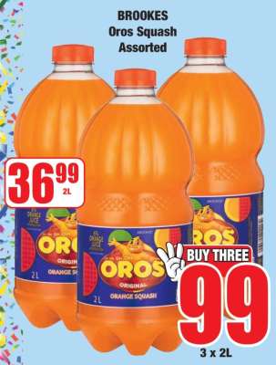 Brookes Oros Squash Assorted