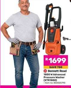Bennett Read 1800 W Advanced Pressure Washer (XTR1800)