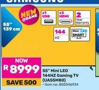 55" Mini LED 144HZ Gaming TV (UA55M80)