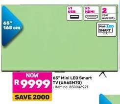 65" Mini LED Smart TV (UA65M70)
