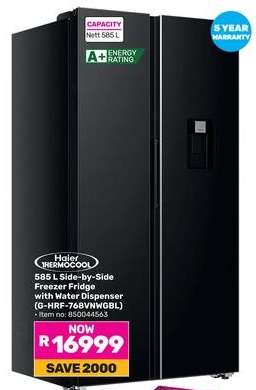 Haier Thermocool 585 L Side-by-Side Freezer Fridge