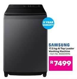 Samsung 17.5 kg AI Top Loader Washing Machine