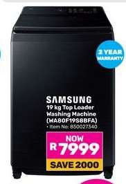 Samsung 19 kg Top Loader Washing Machine