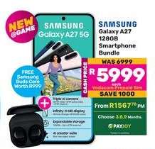 Samsung Galaxy A27 128GB Smartphone Bundle