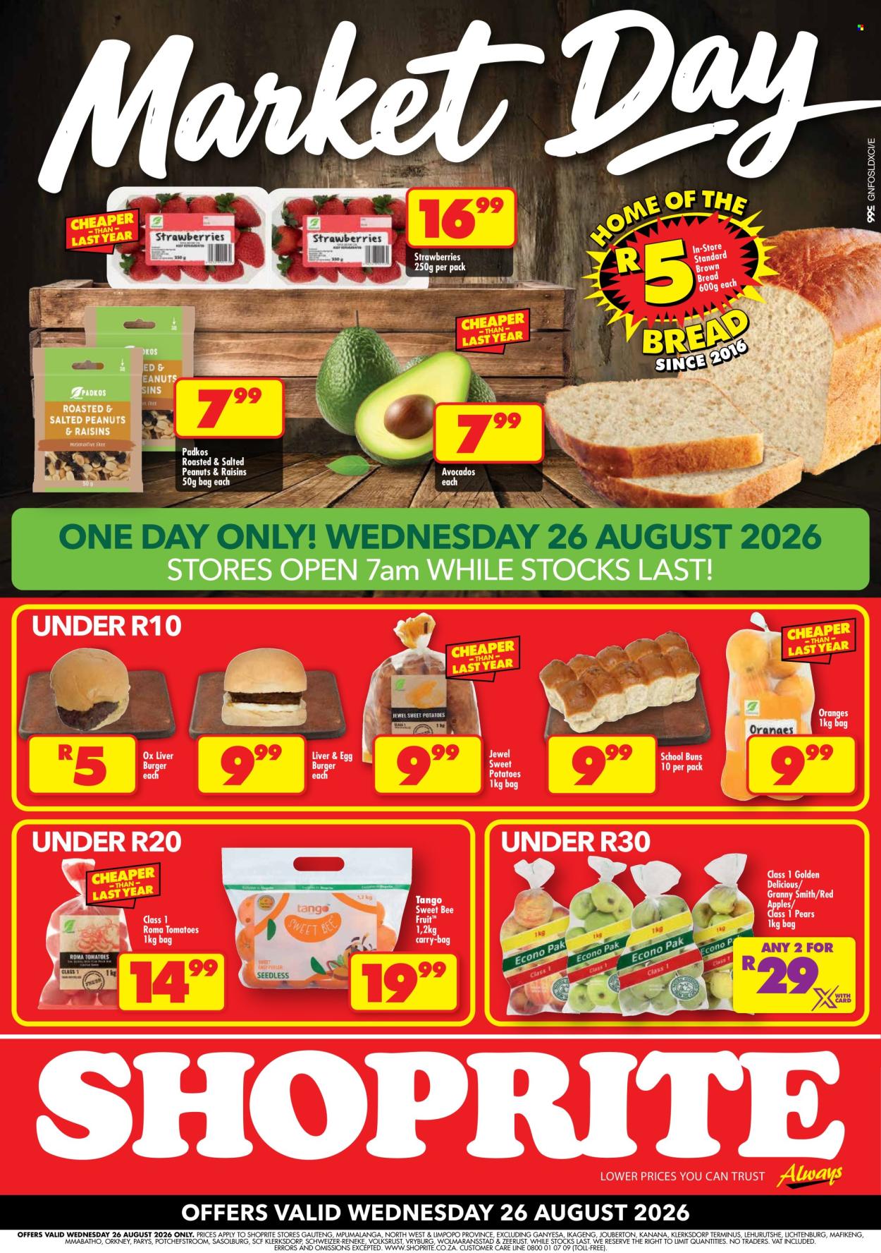 Shoprite specials - 26/08/2026 - 26/08/2026. Page 1