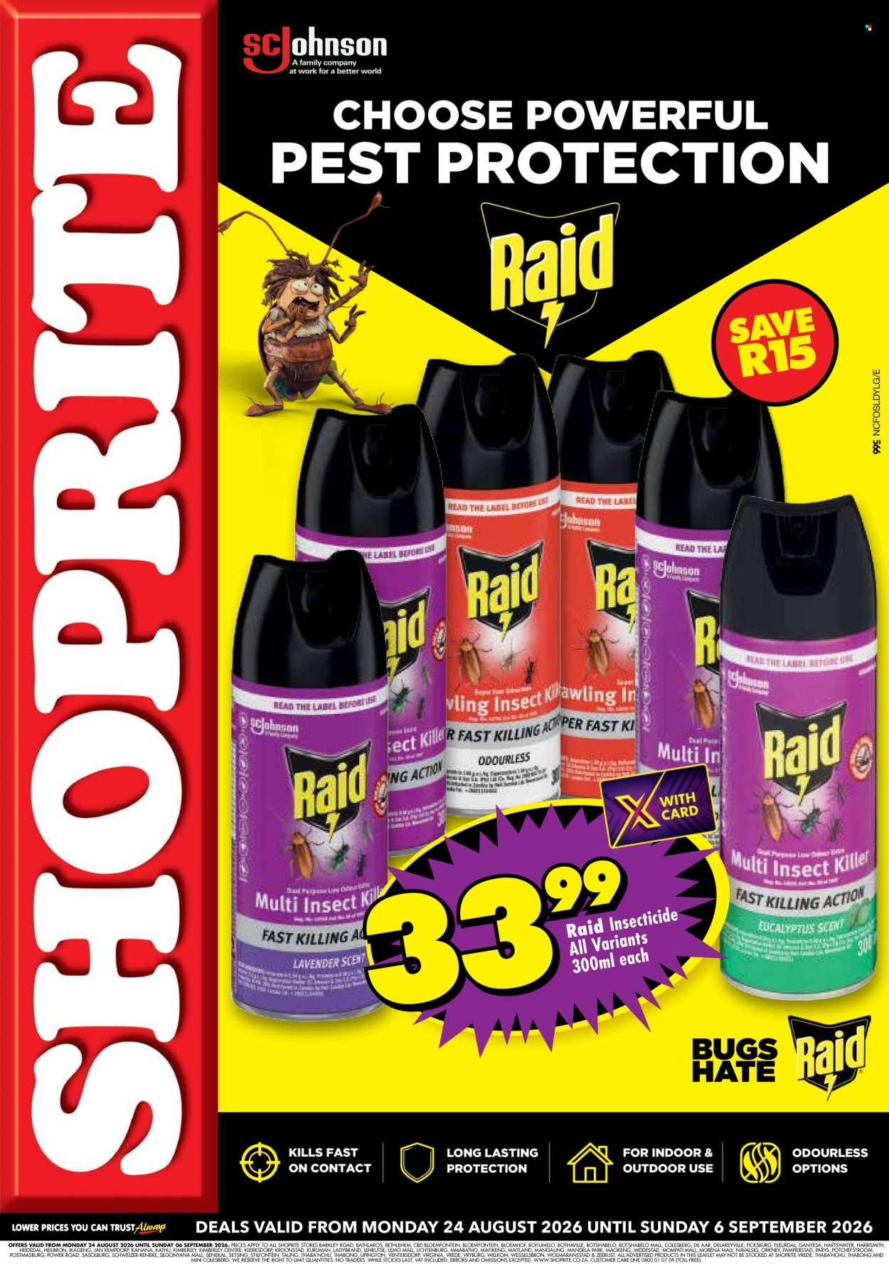 Shoprite specials - 24/08/2026 - 06/09/2026. Page 1