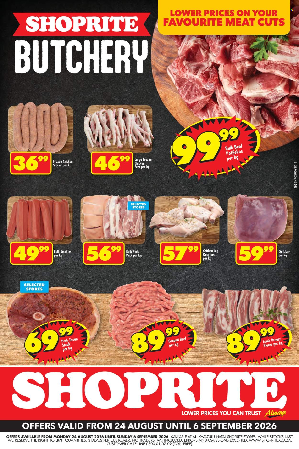 Shoprite specials - 24/08/2026 - 06/09/2026. Page 1