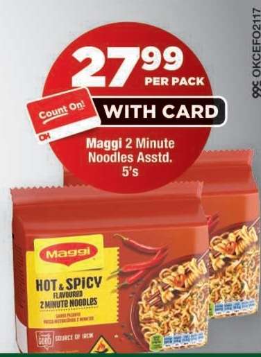 Maggi 2 Minute Noodles Assorted 5's