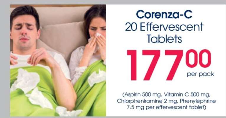 Corenza-C 20 Effervescent Tablets
