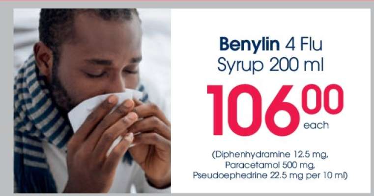 Benylin 4 Flu Syrup 200 ml