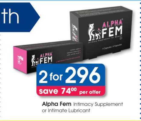 Alpha Fem Intimacy Supplement or Intimate Lubricant