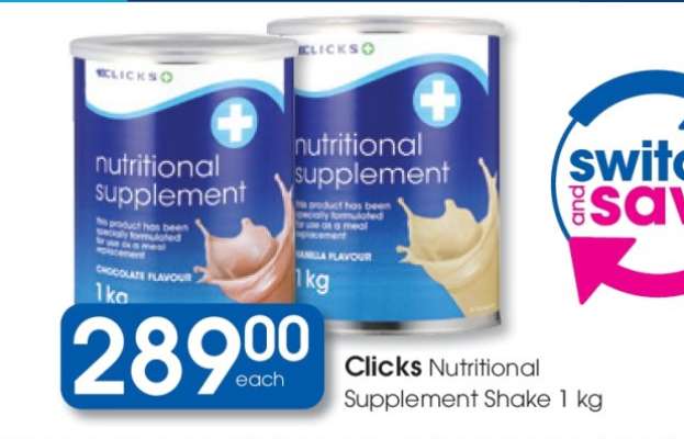 Clicks Nutritional Supplement Shake 1 kg