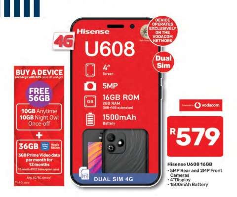 Hisense U608 16GB