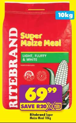 Ritebrand Super Maize Meal 10kg