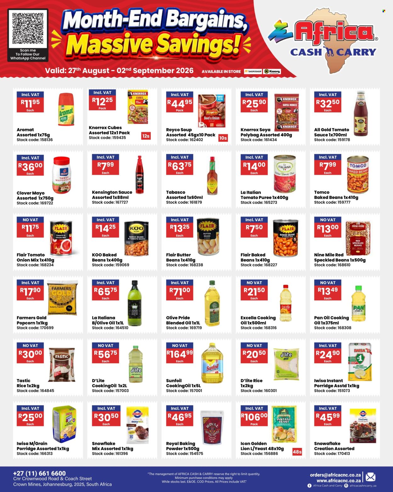 Africa Cash & Carry specials - 27/08/2026 - 02/09/2026. Page 28