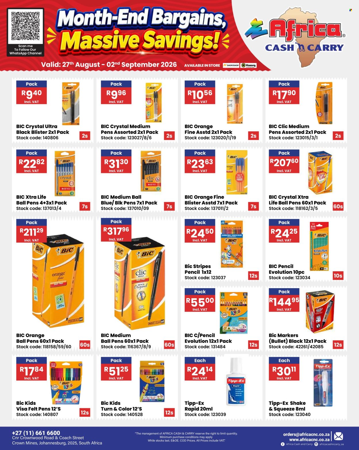 Africa Cash & Carry specials - 27/08/2026 - 02/09/2026. Page 60
