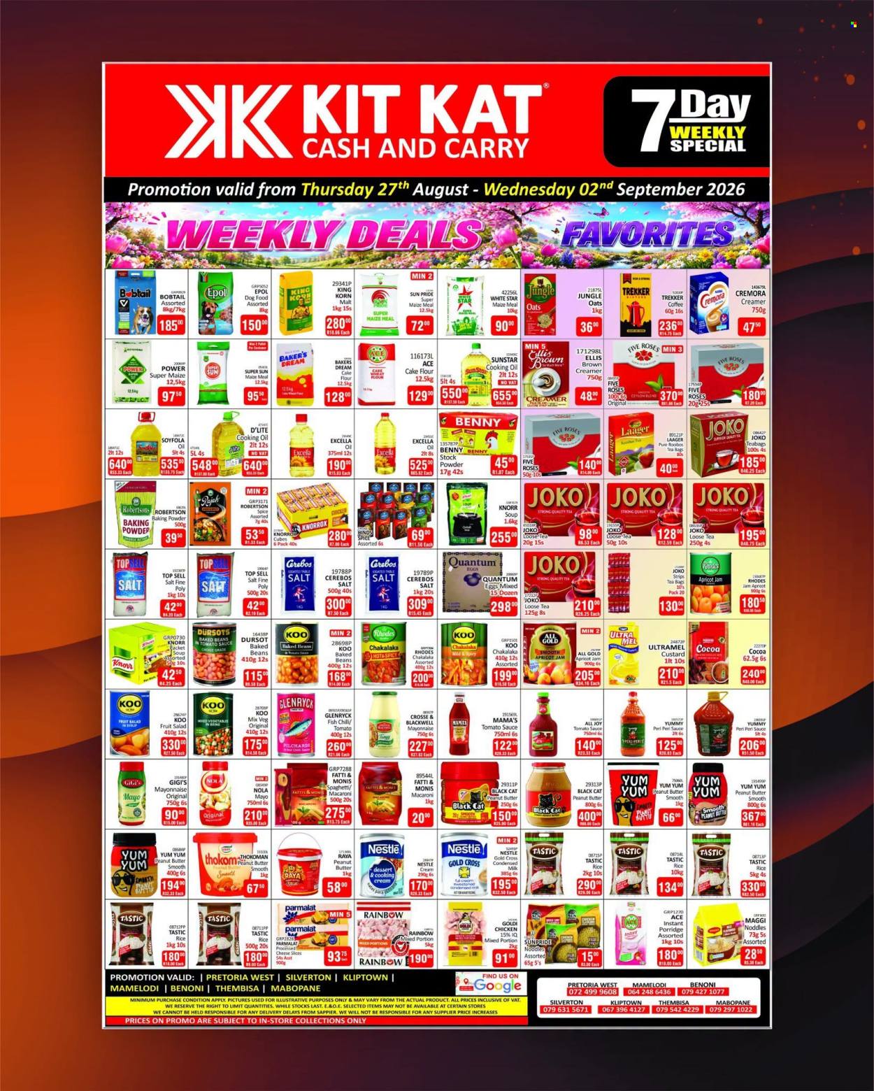 Kit Kat Cash & Carry specials - 27/08/2026 - 02/09/2026. Page 1
