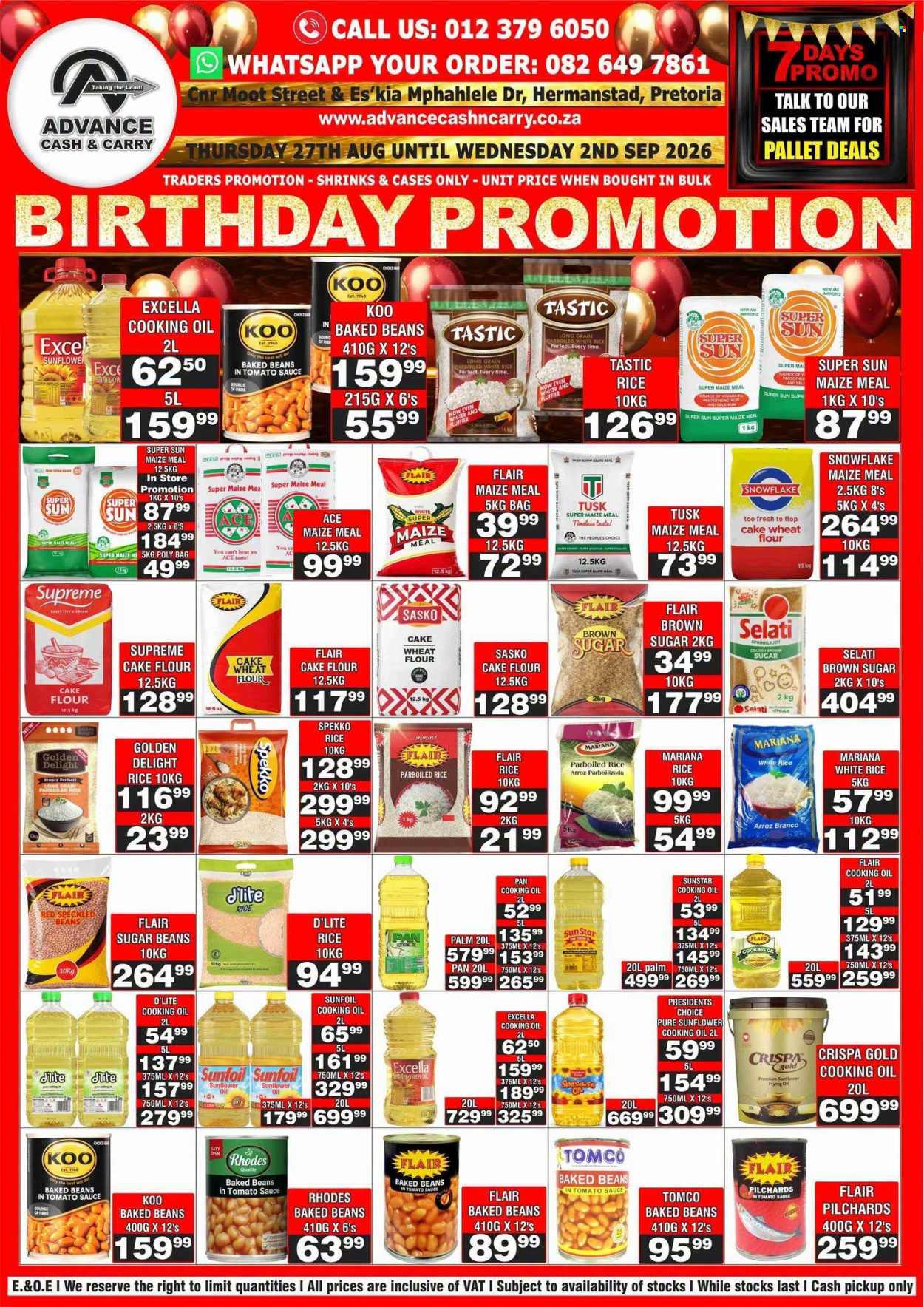 Advance Cash & Carry specials - 27/08/2026 - 02/09/2026. Page 1