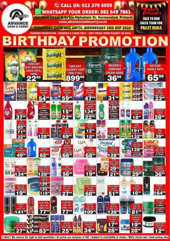 Advance Cash & Carry catalogue  - 26/08/2026 - 02/09/2026.