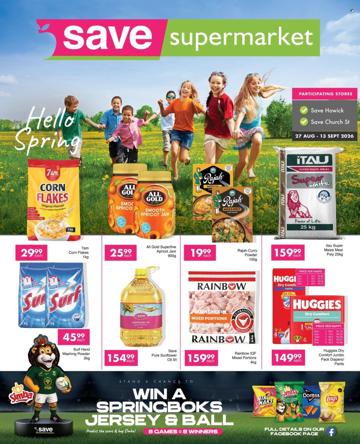 Save supermarket specials - 27/08/2026 - 13/09/2026. Page 1