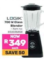 LOGIK 700 W Glass Blender